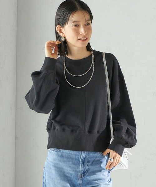 SHIPS / シップス スウェット | ミニ 裏毛 ラウンド ヘム プルオーバー | 詳細6