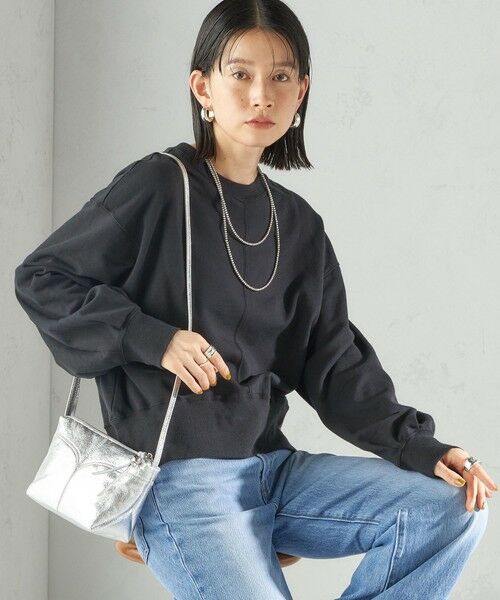 SHIPS / シップス スウェット | ミニ 裏毛 ラウンド ヘム プルオーバー | 詳細7