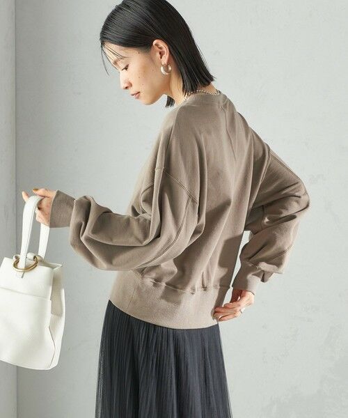 SHIPS / シップス スウェット | ミニ 裏毛 ラウンド ヘム プルオーバー | 詳細15