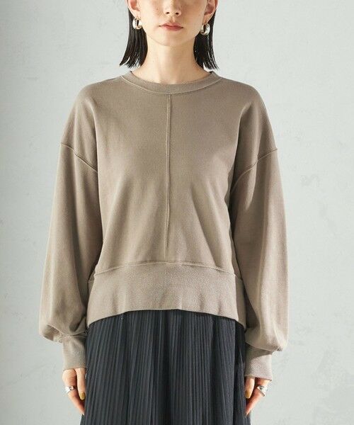 SHIPS / シップス スウェット | ミニ 裏毛 ラウンド ヘム プルオーバー | 詳細25