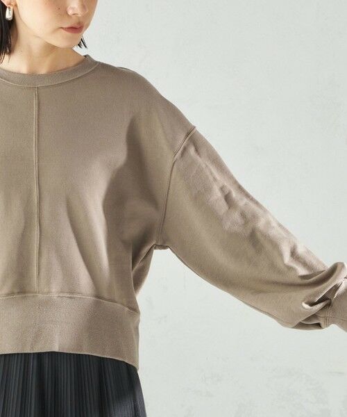 SHIPS / シップス スウェット | ミニ 裏毛 ラウンド ヘム プルオーバー | 詳細28