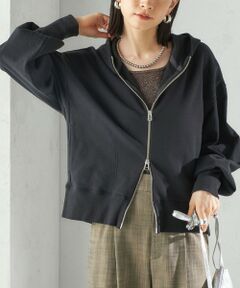 SHIPS / シップス パーカー | ミニ 裏毛 ジップ アップ フーディ