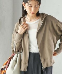 SHIPS / シップス パーカー | ミニ 裏毛 ジップ アップ フーディ