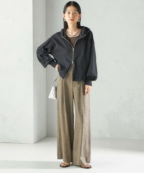 SHIPS / シップス パーカー | ミニ 裏毛 ジップ アップ フーディ | 詳細1