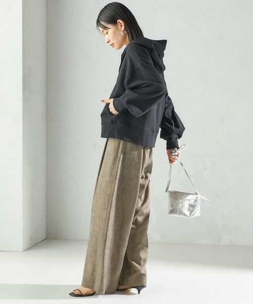 SHIPS / シップス パーカー | ミニ 裏毛 ジップ アップ フーディ | 詳細2