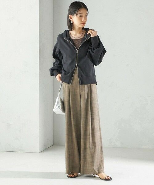 SHIPS / シップス パーカー | ミニ 裏毛 ジップ アップ フーディ | 詳細4