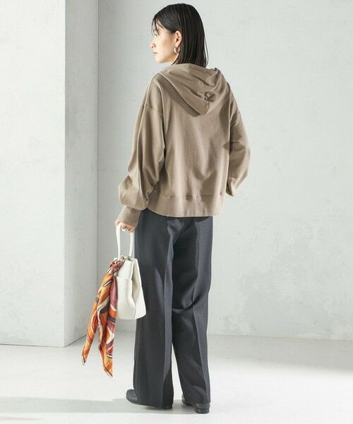 SHIPS / シップス パーカー | ミニ 裏毛 ジップ アップ フーディ | 詳細12