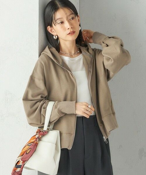 SHIPS / シップス パーカー | ミニ 裏毛 ジップ アップ フーディ | 詳細20