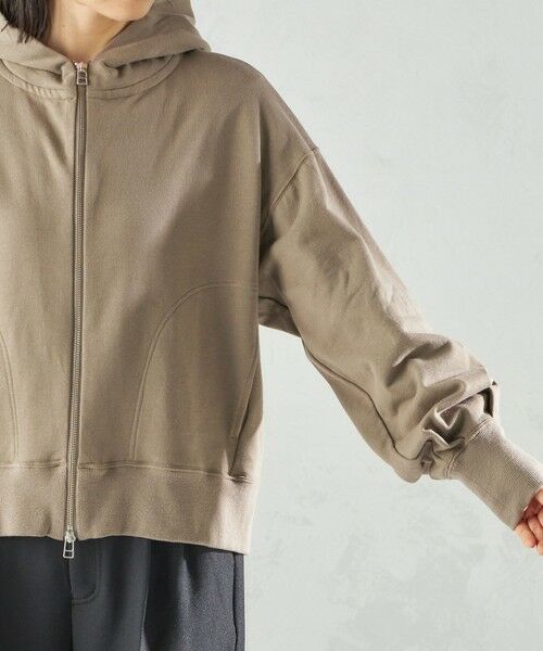 SHIPS / シップス パーカー | ミニ 裏毛 ジップ アップ フーディ | 詳細30