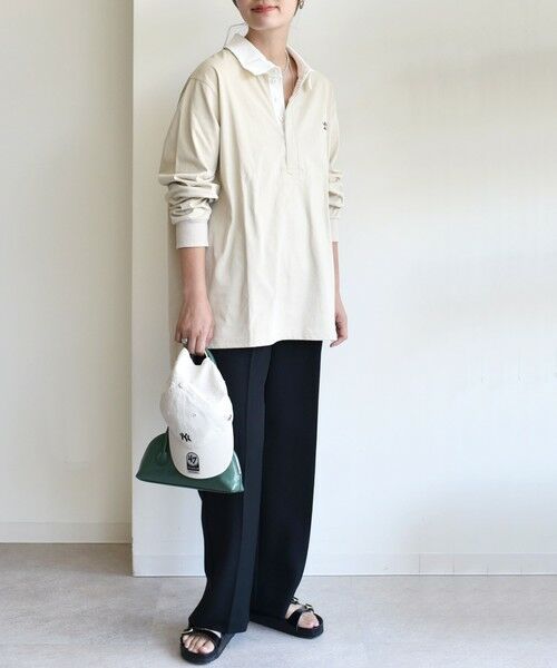 SHIPS / シップス カットソー | 【SHIPS別注】LOGAN KNITTING MILLS:〈洗濯機可能〉ラガー シャツ | 詳細4