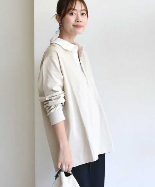 SHIPS / シップス カットソー | 【SHIPS別注】LOGAN KNITTING MILLS:〈洗濯機可能〉ラガー シャツ | 詳細5