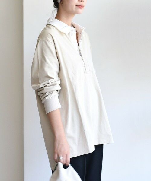 SHIPS / シップス カットソー | 【SHIPS別注】LOGAN KNITTING MILLS:〈洗濯機可能〉ラガー シャツ | 詳細8