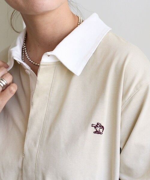 SHIPS / シップス カットソー | 【SHIPS別注】LOGAN KNITTING MILLS:〈洗濯機可能〉ラガー シャツ | 詳細9