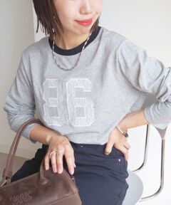 SHIPS / シップス Tシャツ | 【WEB限定】〈洗濯機可能〉レース ナンバリング リンガー TEE