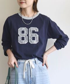 SHIPS / シップス Tシャツ | 【WEB限定】〈洗濯機可能〉レース ナンバリング リンガー TEE