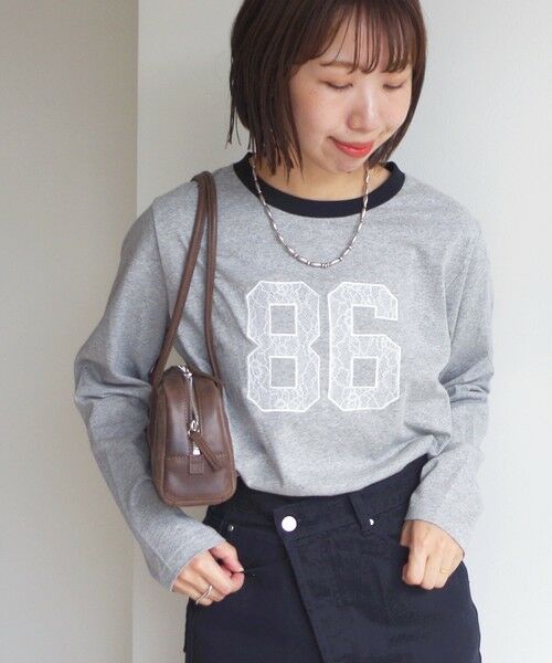 SHIPS / シップス Tシャツ | 【WEB限定】〈洗濯機可能〉レース ナンバリング リンガー TEE | 詳細11