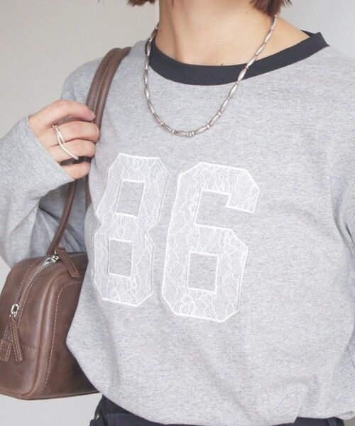 SHIPS / シップス Tシャツ | 【WEB限定】〈洗濯機可能〉レース ナンバリング リンガー TEE | 詳細13