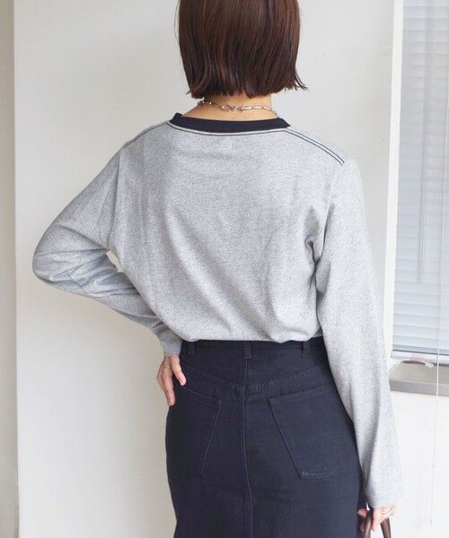 SHIPS / シップス Tシャツ | 【WEB限定】〈洗濯機可能〉レース ナンバリング リンガー TEE | 詳細8