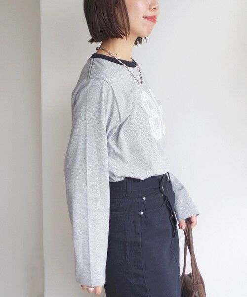 SHIPS / シップス Tシャツ | 【WEB限定】〈洗濯機可能〉レース ナンバリング リンガー TEE | 詳細9