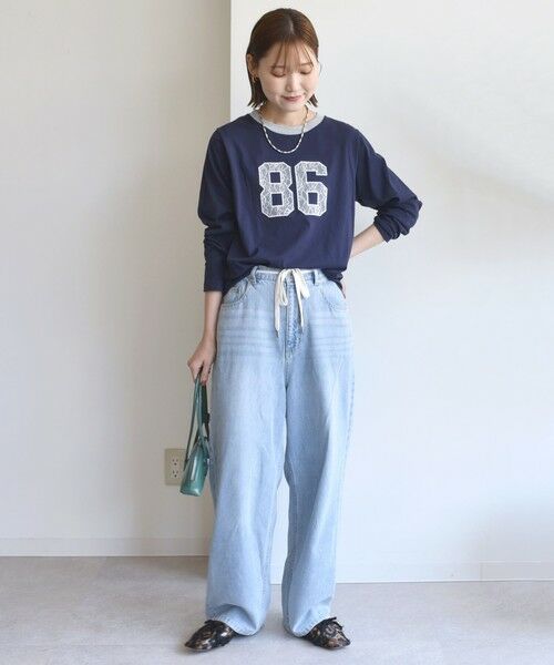 SHIPS / シップス Tシャツ | 【WEB限定】〈洗濯機可能〉レース ナンバリング リンガー TEE | 詳細19