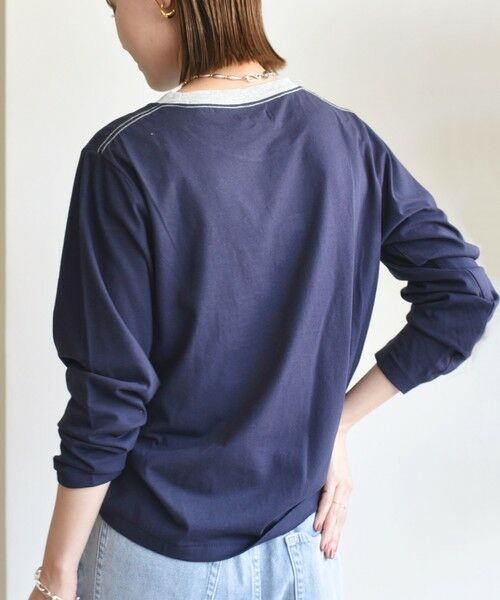 SHIPS / シップス Tシャツ | 【WEB限定】〈洗濯機可能〉レース ナンバリング リンガー TEE | 詳細26