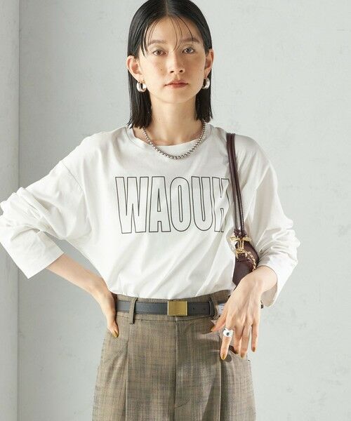 SHIPS / シップス Tシャツ | プリント ロゴ ロング スリーブ TEE | 詳細10