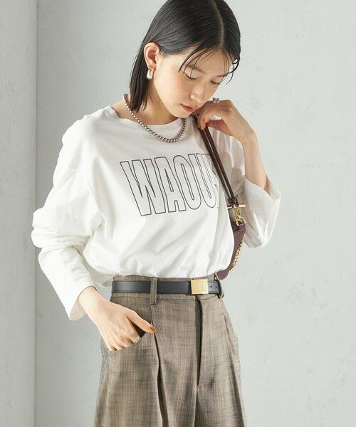 SHIPS / シップス Tシャツ | プリント ロゴ ロング スリーブ TEE | 詳細11