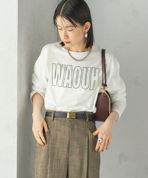 SHIPS / シップス Tシャツ | プリント ロゴ ロング スリーブ TEE | 詳細12