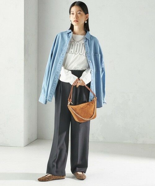 SHIPS / シップス Tシャツ | プリント ロゴ ロング スリーブ TEE | 詳細15