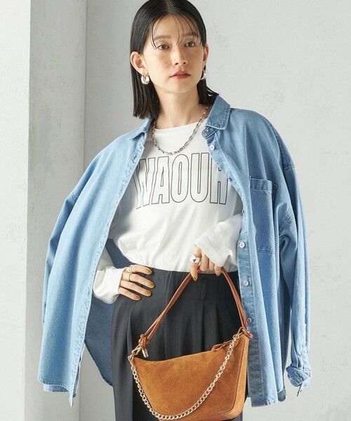 SHIPS / シップス Tシャツ | プリント ロゴ ロング スリーブ TEE | 詳細18