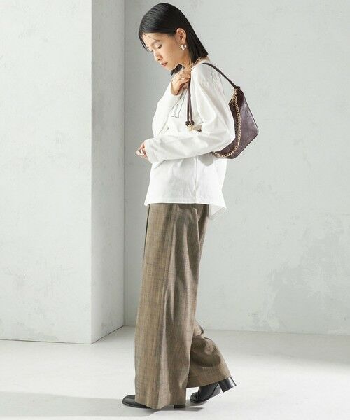 SHIPS / シップス Tシャツ | プリント ロゴ ロング スリーブ TEE | 詳細2