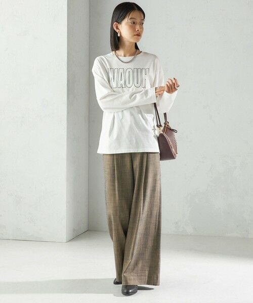 SHIPS / シップス Tシャツ | プリント ロゴ ロング スリーブ TEE | 詳細3