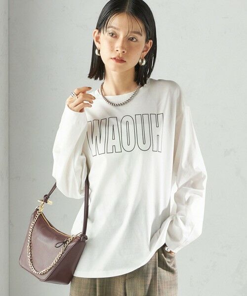 SHIPS / シップス Tシャツ | プリント ロゴ ロング スリーブ TEE | 詳細5