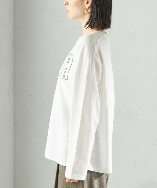 SHIPS / シップス Tシャツ | プリント ロゴ ロング スリーブ TEE | 詳細28