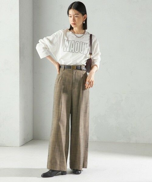 SHIPS / シップス Tシャツ | プリント ロゴ ロング スリーブ TEE | 詳細7