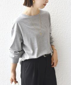 SHIPS / シップス カットソー（半袖以外） | コットン 天竺 ラウンド ヘム 袖 リブ カットソー