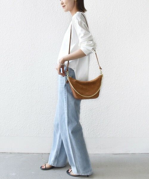 SHIPS / シップス カットソー（半袖以外） | コットン 天竺 ラウンド ヘム 袖 リブ カットソー | 詳細16