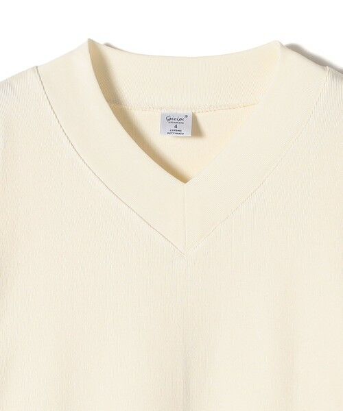 SHIPS / シップス カットソー（半袖以外） | gicipi:Vネック リブ付き ロング スリーブ ミラノリブ ニットソー （GIRAFFA） | 詳細3