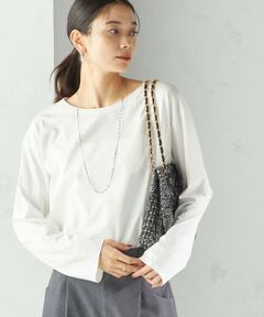 SHIPS / シップス カットソー（半袖以外） | ワイド クルーネック コットン ロング スリーブ TEE