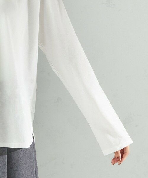 SHIPS / シップス カットソー（半袖以外） | ワイド クルーネック コットン ロング スリーブ TEE | 詳細19