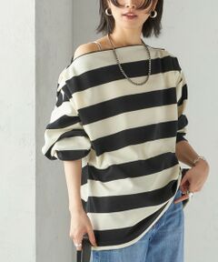 SHIPS / シップス Tシャツ | 【SHIPS別注】onit:〈洗濯機可能〉ストレッチ ボーダー 3WAY カットソー