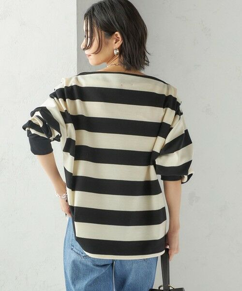 SHIPS / シップス Tシャツ | 【SHIPS別注】onit:〈洗濯機可能〉ストレッチ ボーダー 3WAY カットソー | 詳細10