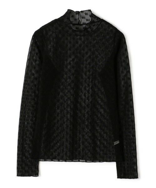 SHIPS / シップス Tシャツ | 〈手洗い可能〉フラワー チュール ハイネック プルオーバー | 詳細27