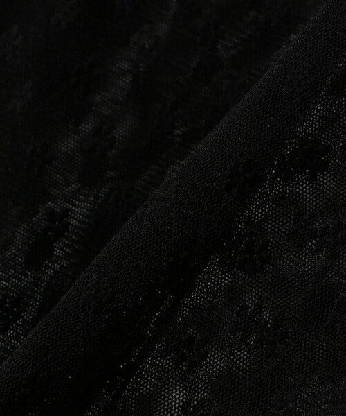 SHIPS / シップス Tシャツ | 〈手洗い可能〉フラワー チュール ハイネック プルオーバー | 詳細28