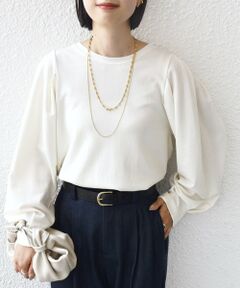 SHIPS / シップス カットソー | DEPEND インレー タック デザイン プルオーバー