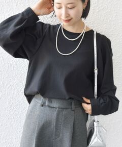 SHIPS / シップス カットソー | DEPEND インレー タック デザイン プルオーバー