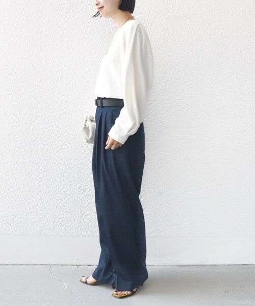 SHIPS / シップス カットソー | DEPEND インレー タック デザイン プルオーバー | 詳細12