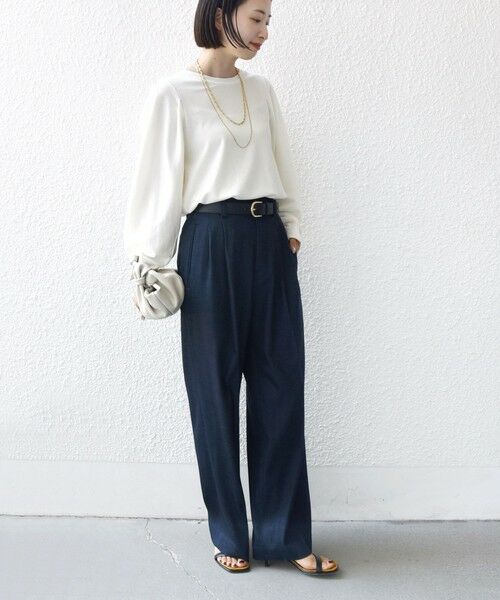 SHIPS / シップス カットソー | DEPEND インレー タック デザイン プルオーバー | 詳細14