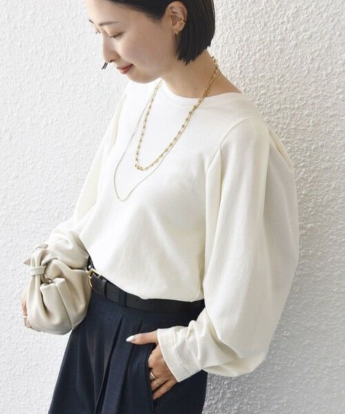 SHIPS / シップス カットソー | DEPEND インレー タック デザイン プルオーバー | 詳細18