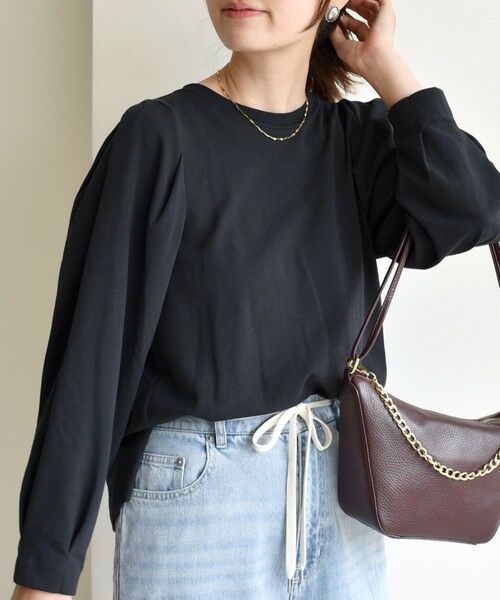 SHIPS / シップス カットソー | DEPEND インレー タック デザイン プルオーバー | 詳細25